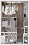 Studio (597 SF)